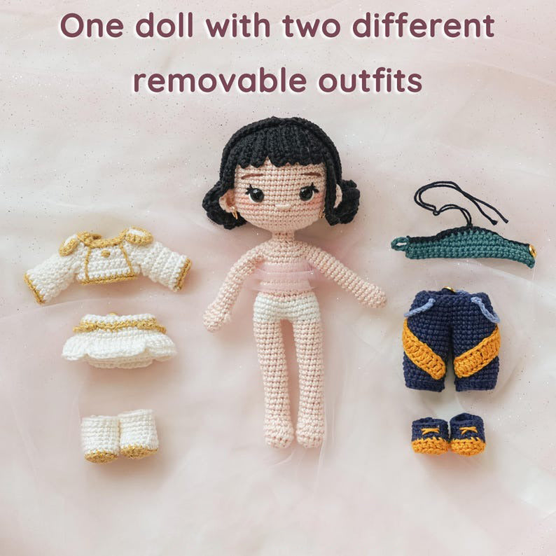 Zoey Kpop Girls Amigurumi Crochet Doll Pattern