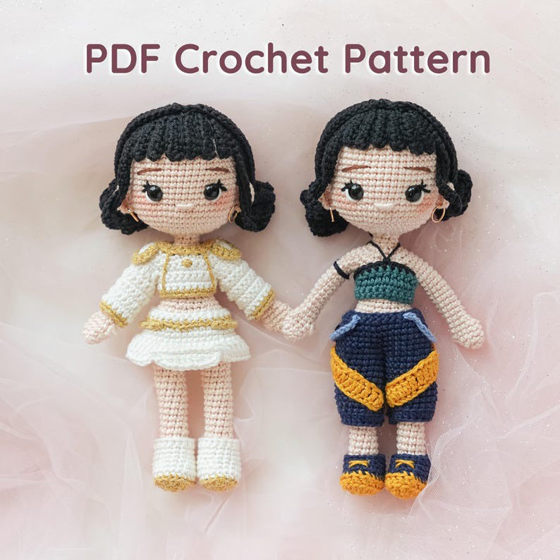 Zoey Kpop Girls Amigurumi Crochet Doll Pattern