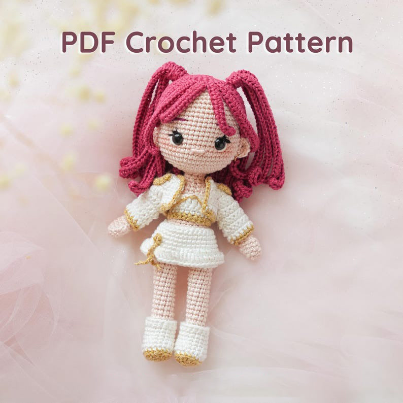 Mira Kpop Girls Amigurumi Crochet Doll Pattern