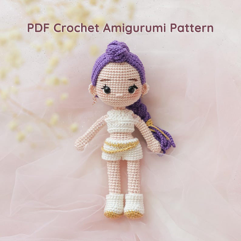 Rumi Kpop Girls Amigurumi Crochet Doll Pattern